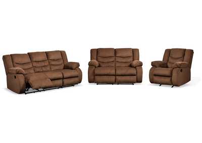 Tulen Reclining Sofa, Loveseat and Recliner