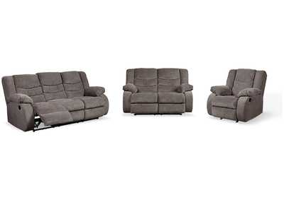 Tulen Reclining Sofa, Loveseat and Recliner