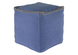 Image for Caius Periwinkle Pouf