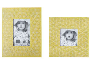 Image for Bansi Yellow Photo Frame (Set of 4)
