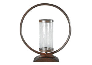 Image for Obelia Bronze Finish Candle Holder