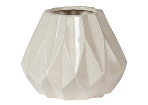 Image for Diego White Vase