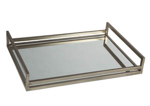 Image for Derex Silver Finish Tray