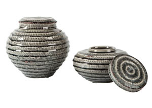 Image for Devonee Antique Gray Jar Set