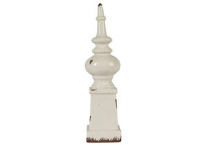 Image for Diem Antique White Finial