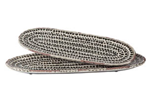 Image for Devonee Antique Gray Tray (Set of 2)