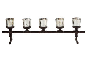 Image for Diara Antique Gray Candle Holder (Set of 2)