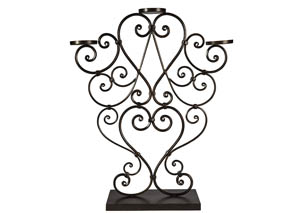 Image for Didier Antique Gold Finish Candle Holder