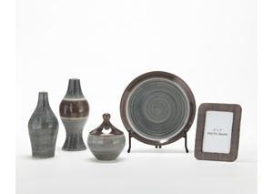 Image for Gray Niobe 5-Piece Accessory Set
