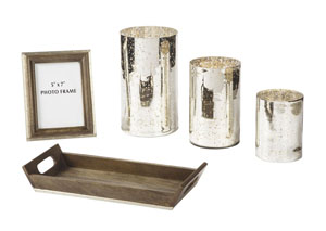 Image for Dexton Brown/Silver Accessory Set