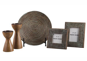Image for Derica Antique Green Accessory Set