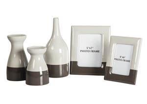 Image for Dima Gray 5 Piece Accessory Set