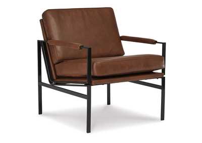 Image for Puckman Brown/Silver Finish Accent Chair