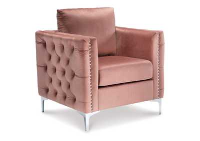 Image for Lizmont Blush Pink Accent Chair