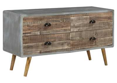 Image for Camp Ridge Brown Sofa/Console Table