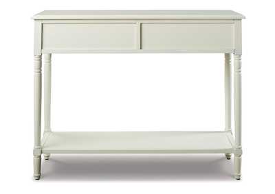 Goverton White Sofa Table,Direct To Consumer Express