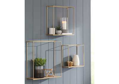 Efharis Wall Shelf (Set of 3),Signature Design By Ashley