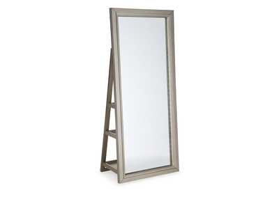 Evesen Floor Standing Mirror with Storage,Signature Design By Ashley