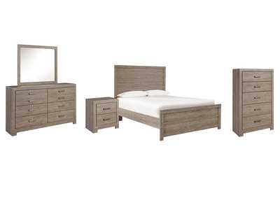 Image for Culverbach Full Panel Bed with Mirrored Dresser, Chest and Nightstand