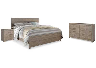 Image for Culverbach King Panel Bed, Dresser and Nightstand