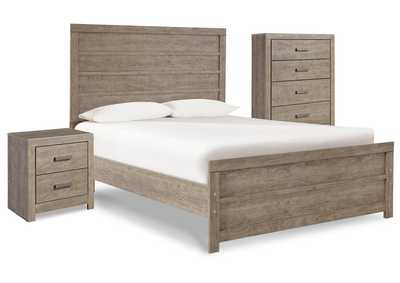Culverbach Full Panel Bed with Chest of Drawers and Nightstand