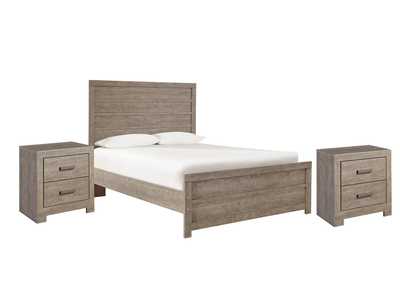 Image for Culverbach Full Panel Bed with 2 Nightstands
