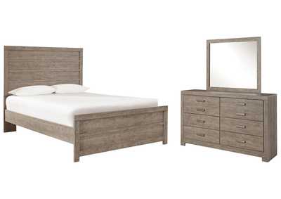 Image for Culverbach Full Panel Bed with Mirrored Dresser
