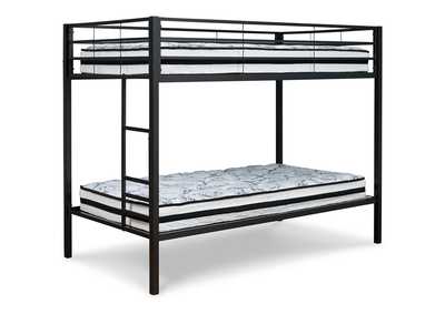 Image for Broshard Twin over Twin Metal Bunk Bed