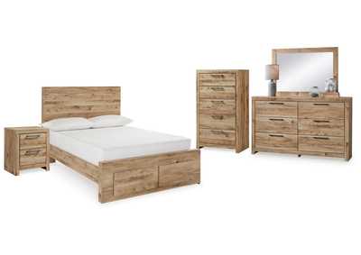 Hyanna Full Panel Storage Bed with Mirrored Dresser, Chest and Nightstand,Signature Design By Ashley