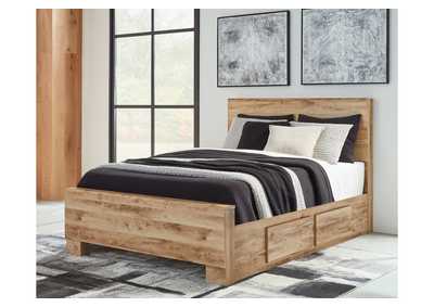 Hyanna Queen Panel Bed with 2 Side Storage