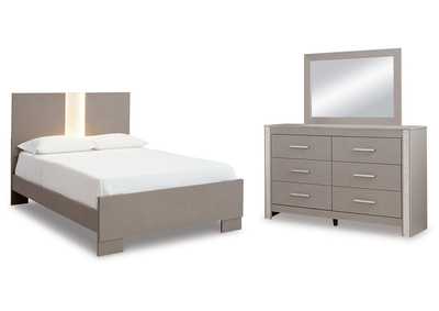 Surancha Queen Panel Bed, Dresser and Mirror,Signature Design By Ashley