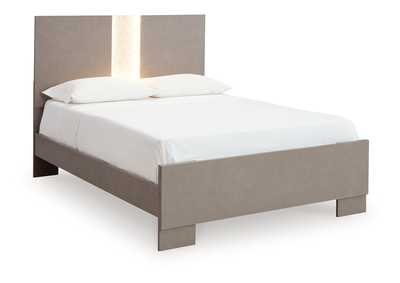 Surancha Full Panel Bed with Mirrored Dresser,Signature Design By Ashley