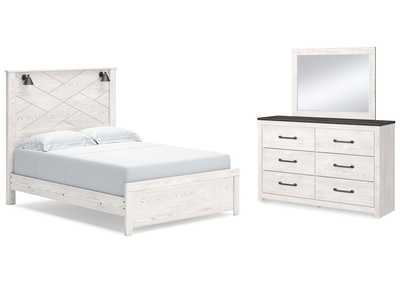 Image for Gerridan Queen Panel Bed with Mirrored Dresser