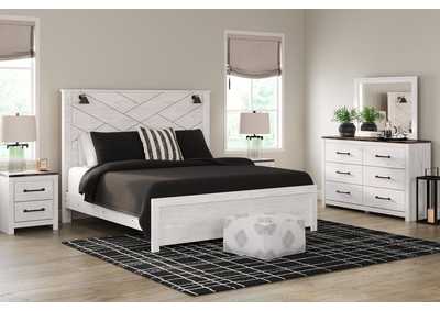 Gerridan King Panel Bed with Mirrored Dresser,Signature Design By Ashley