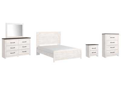 Image for Gerridan Queen Panel Bed with Dresser and Mirror, Chest and Nightstand