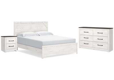 Image for Gerridan King Panel Bed, Dresser and Nightstand