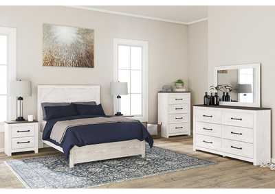 Gerridan Full Panel Bed with Mirrored Dresser, Chest and 2 Nightstands,Signature Design By Ashley