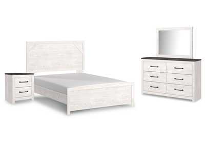 Image for Gerridan Queen Bed with Mirrored Dresser and Nightstand