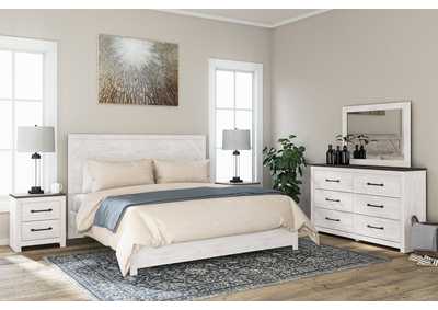 Gerridan King Panel Bed, Dresser, Mirror and 2 Nightstands,Signature Design By Ashley