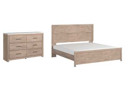 Image for Senniberg King Panel Bed with Dresser