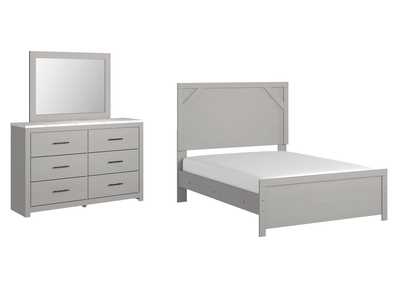 Image for Cottonburg Full Panel Bed with Mirrored Dresser