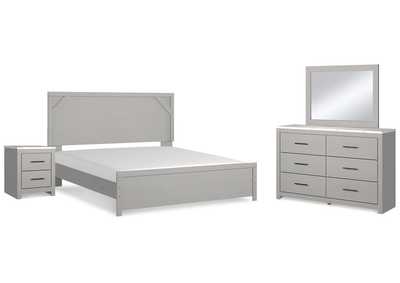 Image for Cottonburg King Panel Bed, Dresser, Mirror and Nightstand