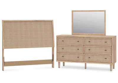 Cielden Full Panel Headboard with Mirrored Dresser,Signature Design By Ashley