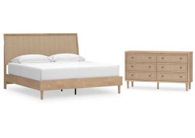 Cielden King Panel Bed with Dresser,Signature Design By Ashley