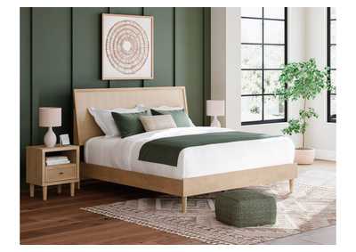 Cielden King Panel Bed with 2 Nightstands,Signature Design By Ashley