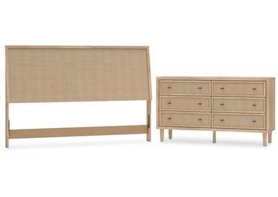 Cielden King Panel Headboard with Dresser,Signature Design By Ashley