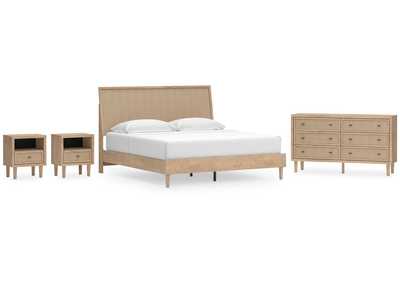 Cielden King Panel Bed with Dresser and 2 Nightstands,Signature Design By Ashley