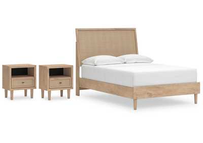 Cielden Full Panel Bed with 2 Nightstands,Signature Design By Ashley