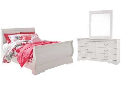 Image for Anarasia Full Sleigh Bed with Dresser and Mirror