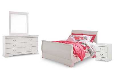 Image for Anarasia Full Sleigh Bed with Dresser, Mirror and Nightstand